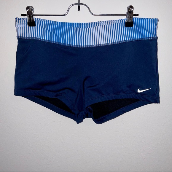 Nike Swim Kickshort Bikini Black/Blue size L - Picture 3 of 8